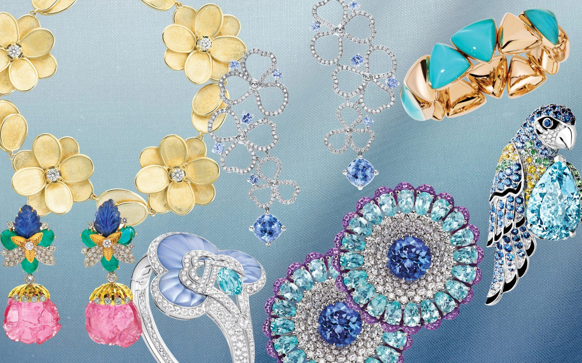 Spring Jewelry Collection - Rose Gold, Pearls & Pastel Gemstones - Liv ...