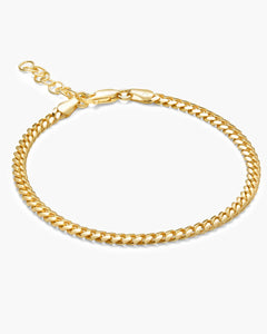 18K Gold Classic Link Bracelet - Liv Oliver