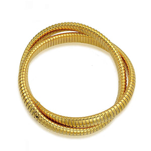 18k Gold Interlocking Bracelet