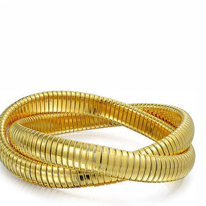 18k Gold Interlocking Bracelet