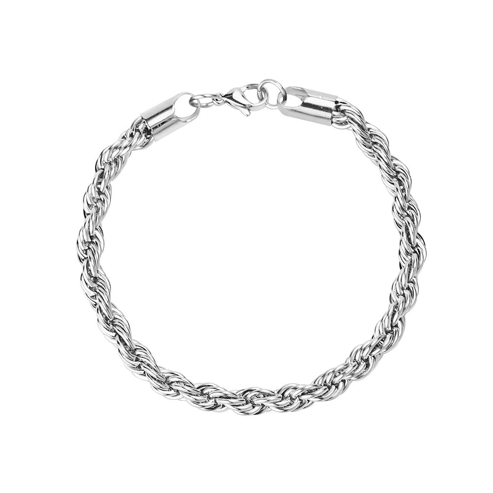 18K Gold Twist Bracelet - Liv Oliver