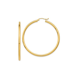 18K Gold Hoop Earrings