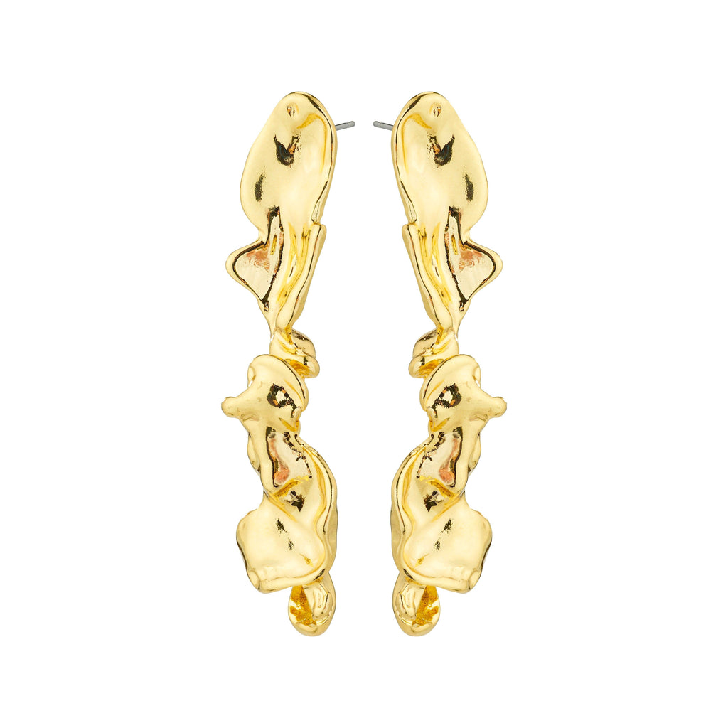 18k gold Hammer Earrings