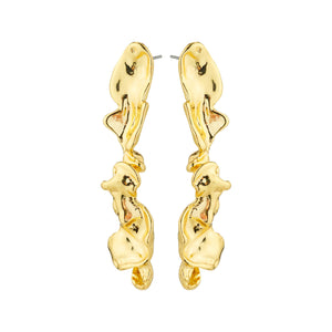 18k gold Hammer Earrings