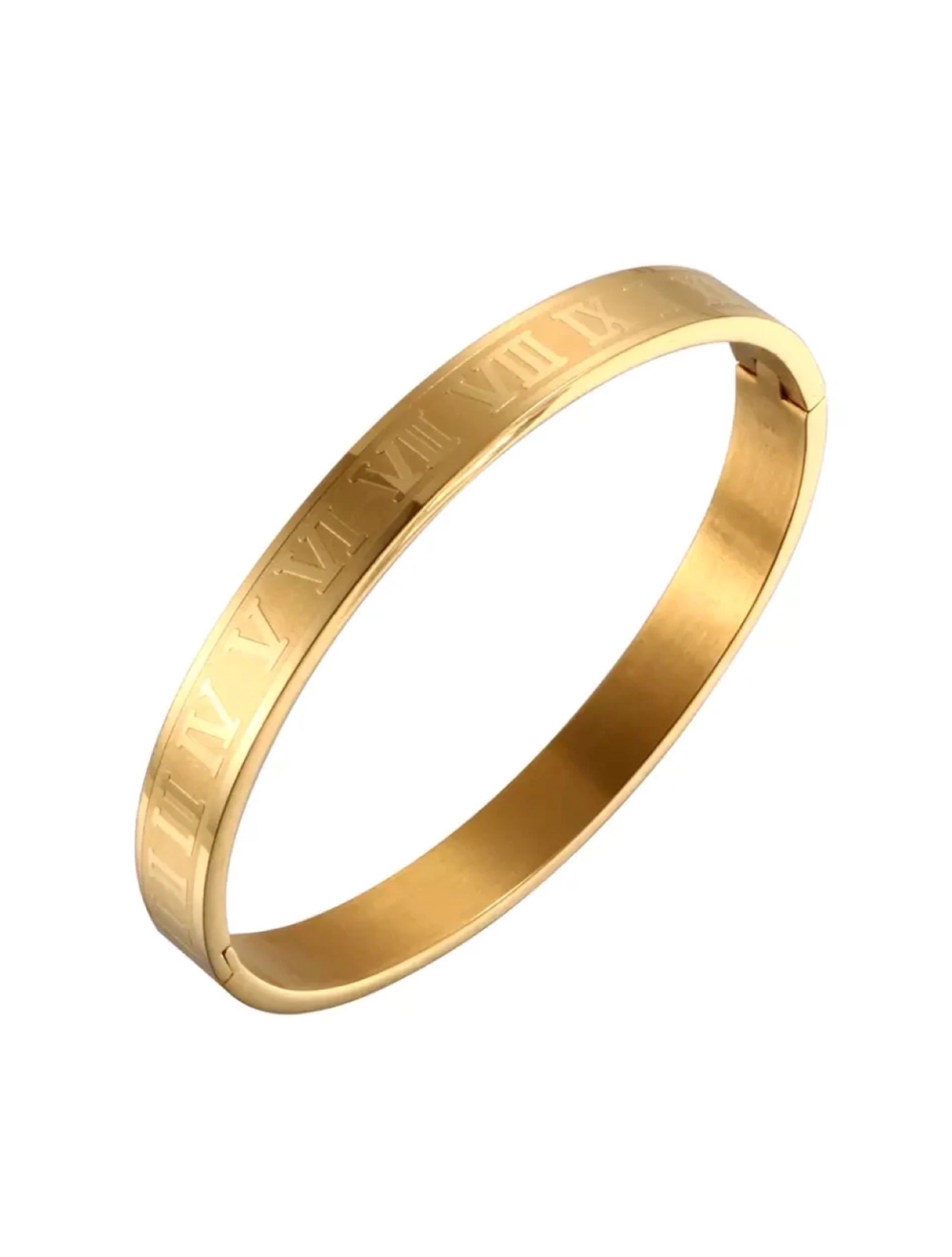 18K Gold Bangle Bracelet