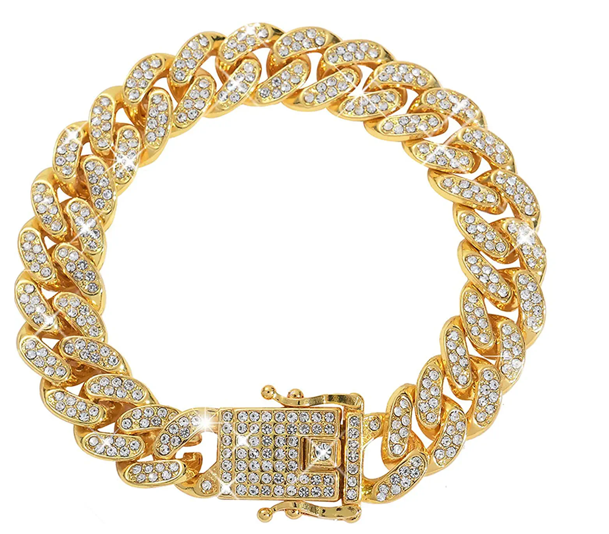 Silver Cz Link & Clasp Bracelet - Liv Oliver