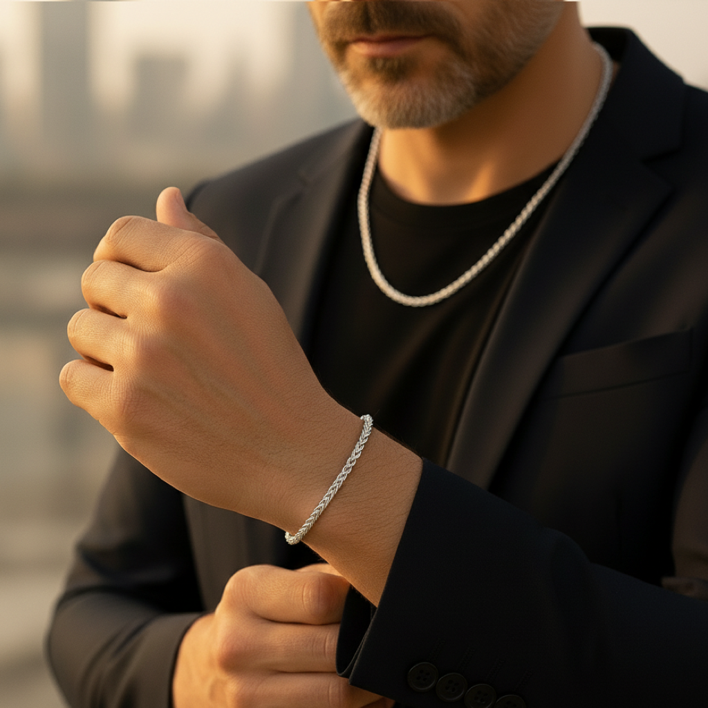 18K Gold Twist Bracelet
