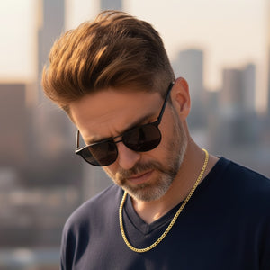 18K Gold Link Necklace