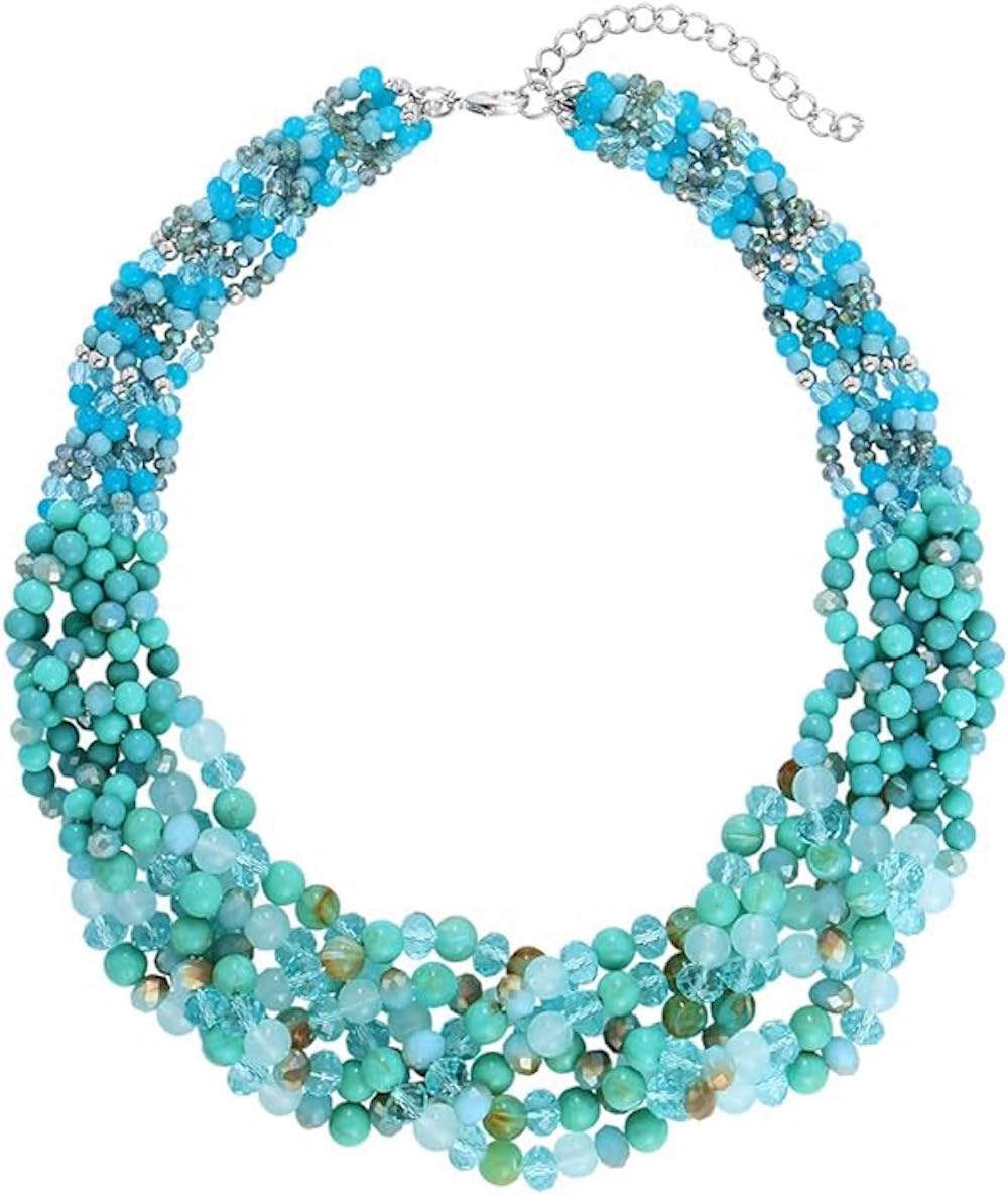 Multi Turquoise Statement Necklace