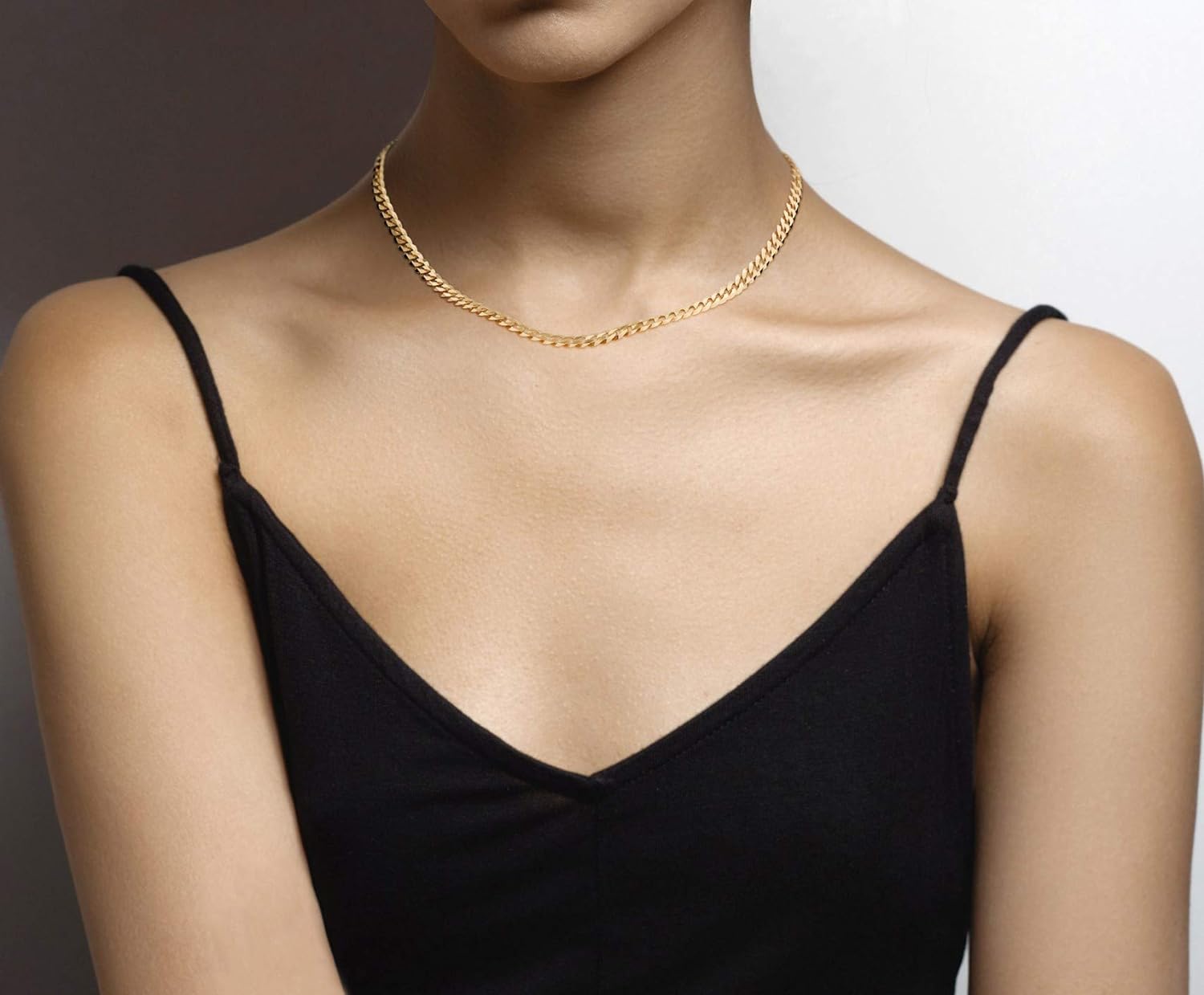 18K Gold Chain Link Necklace - Liv Oliver