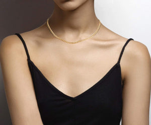 18K Gold Chain Link Necklace - Liv Oliver