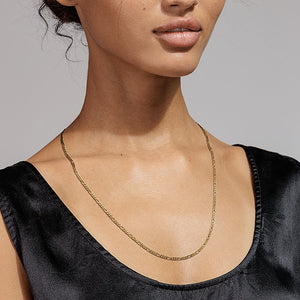 18K Gold Chain Link  Classic Necklace - Liv Oliver