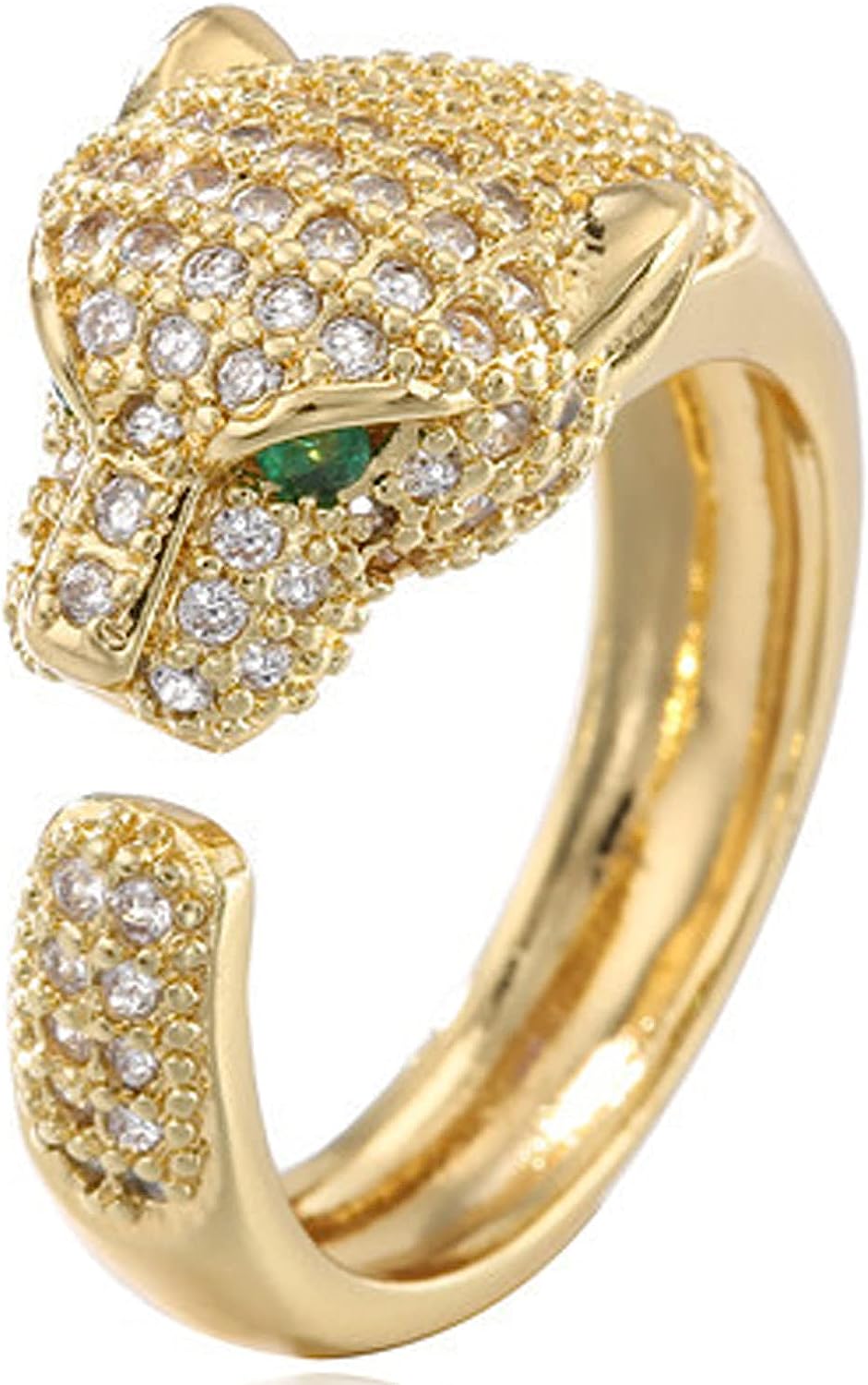 18k Gold Embellished Motif Ring - Liv Oliver
