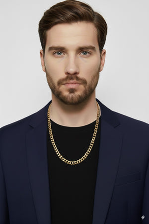 18k Gold Cable Necklace