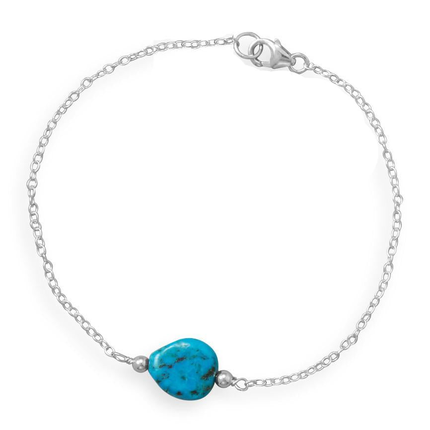 Sterling Silver Turquoise Bracelet