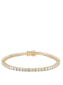 Silver Cz Eternity Tennis Bracelet