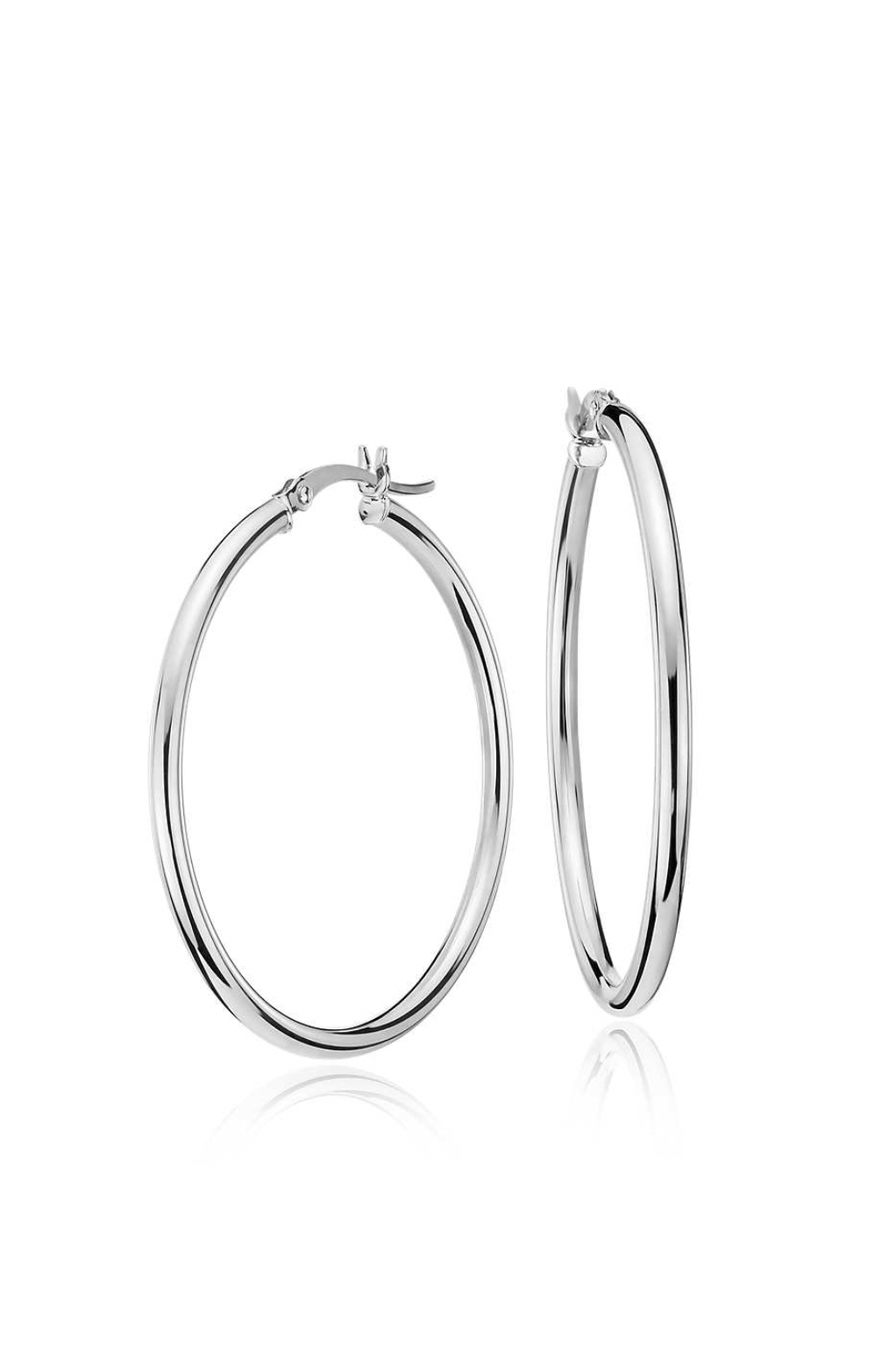 Silver Hoop Earrings