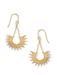 18k Gold Cleopatra Earrings