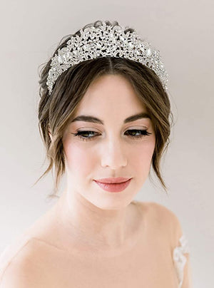 Silver Multi Crystal Princess Tiara