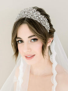 Silver Multi Crystal Princess Tiara