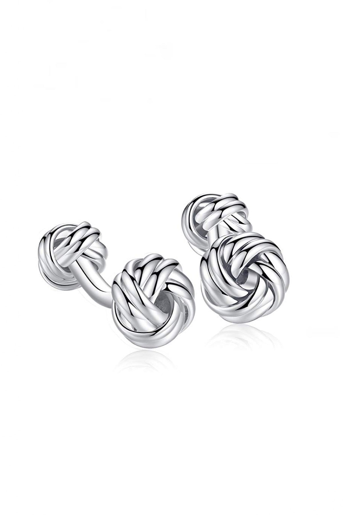 Silver Double Knot Cufflinks