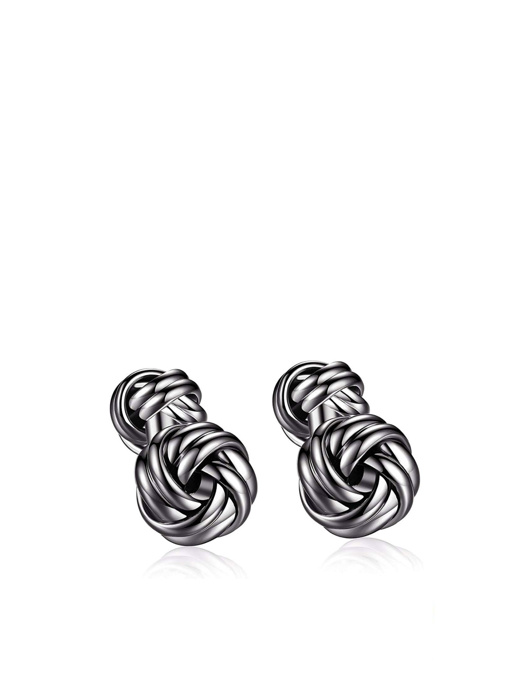Black Double Knot Cufflinks