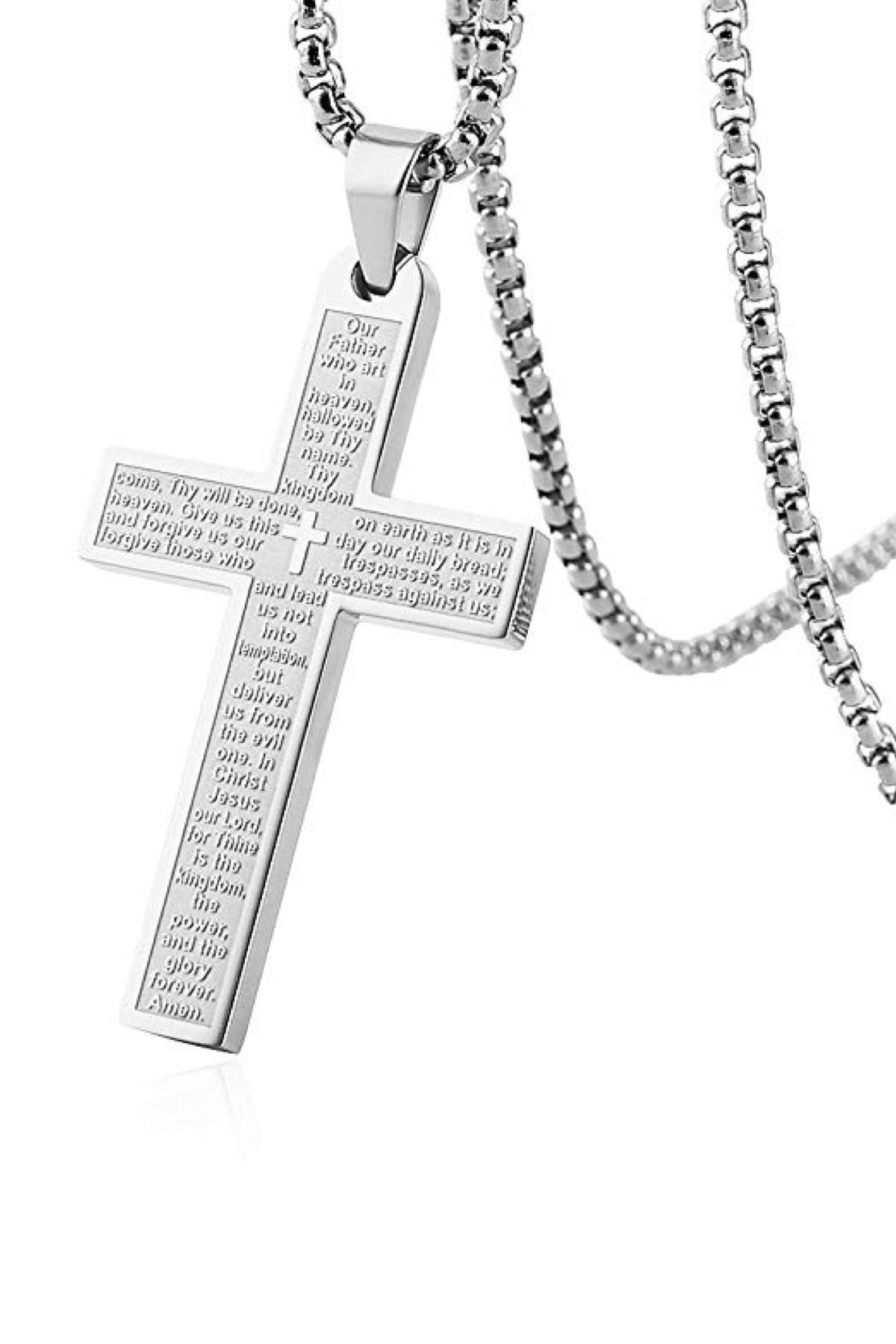 Silver Cross Necklace