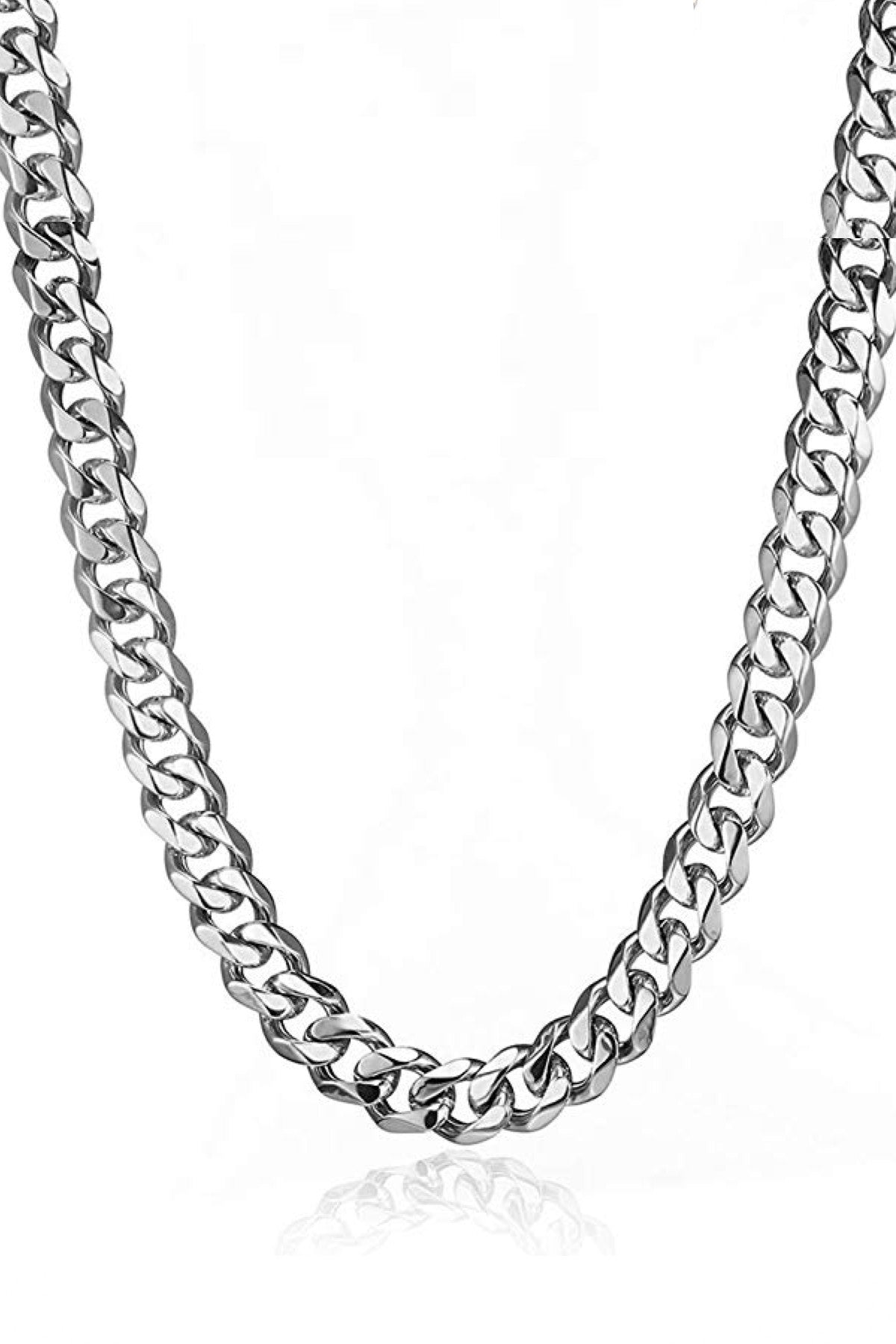 Silver Cable Necklace