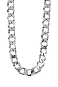 Silver Cuban Link Necklace