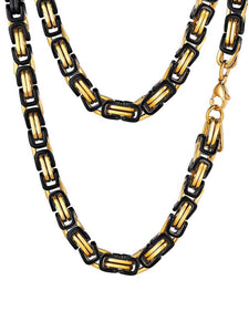 18k Gold & Black two Tone Necklace