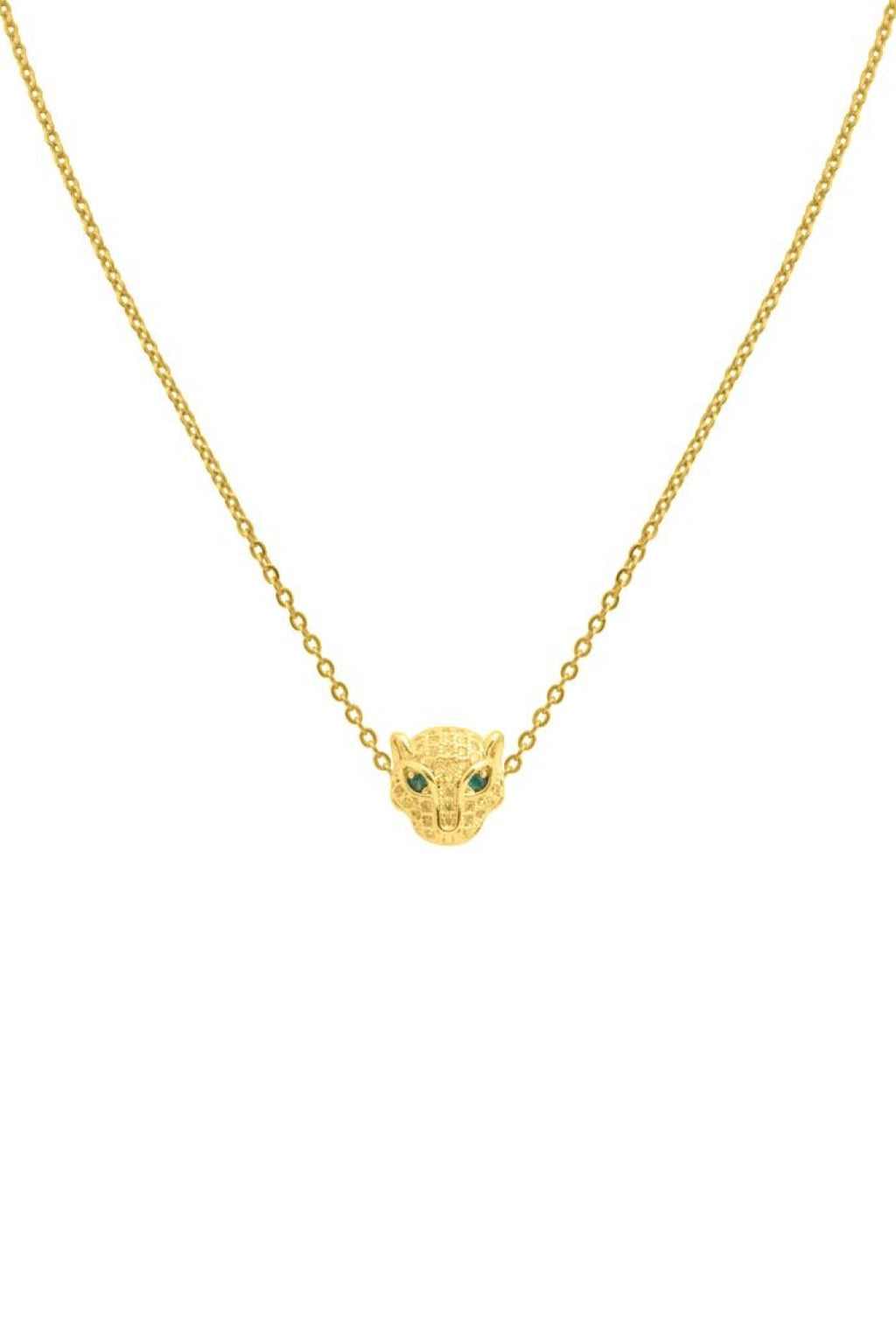 18K Gold Motif Embellished Pendant Necklace - Liv Oliver