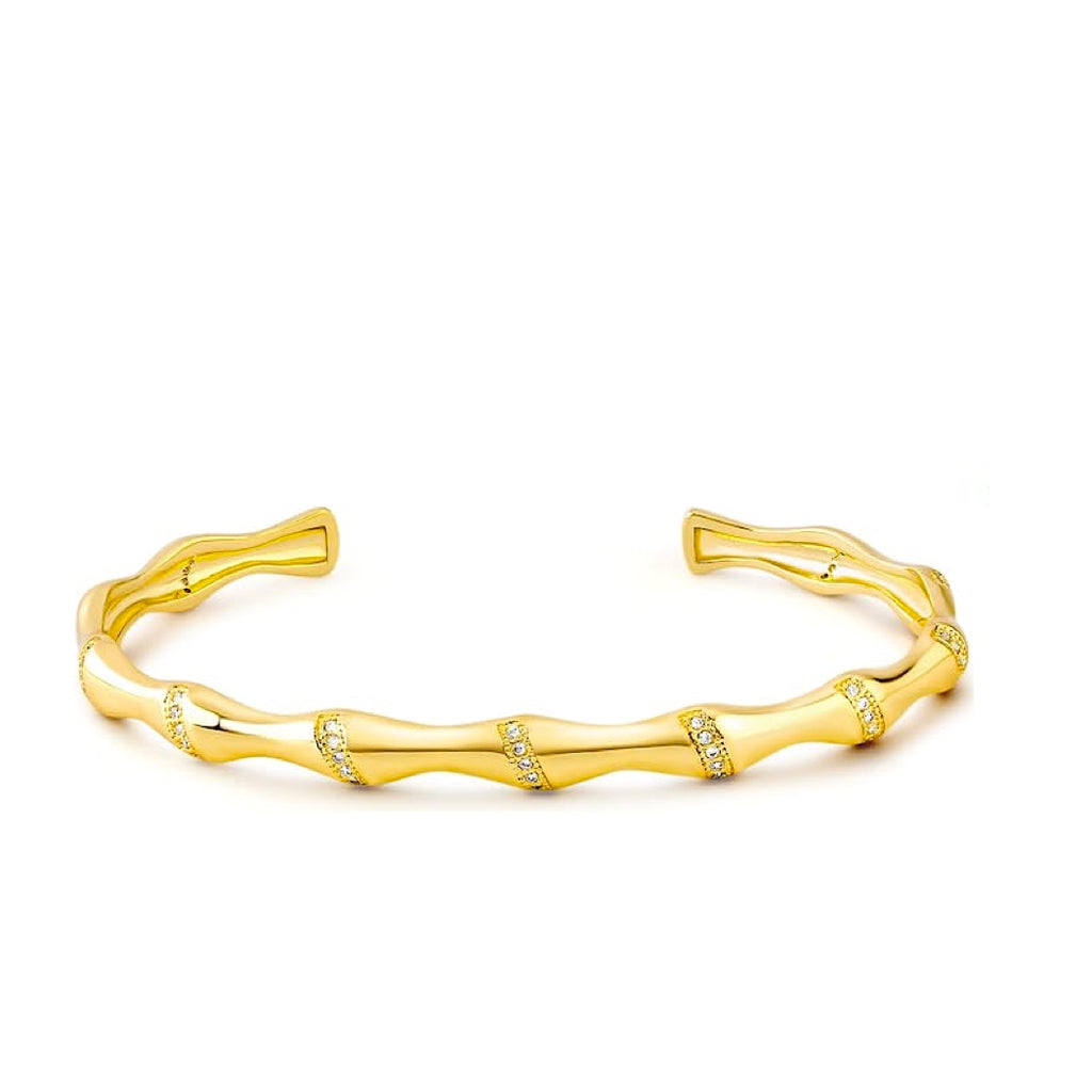 18k Gold Embellished Bangle